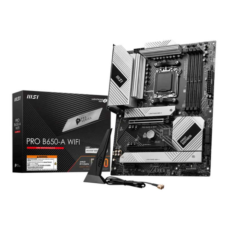 MSI PRO B650-A WIFI DDR5 AMD Ryzen ATX Gaming Motherboard - اللوحة الأم